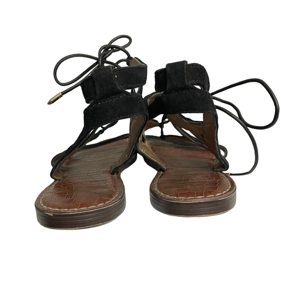 Sam Edelman Gladiator Black Suede Sandals EUC Size 11 - Picture 8 of 13